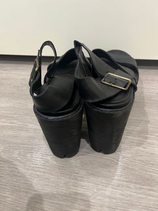 Sandalias plataforma negras