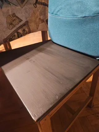 Mesa comedor y 4 sillas madera