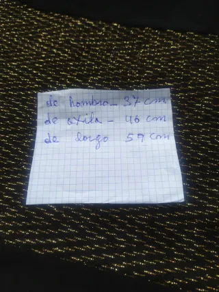 Camiseta negra dorada manga larga T42