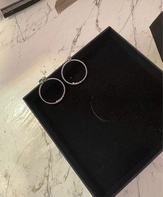 Anelli Marlù fiore verde e cuore rosa