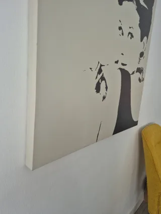 Cuadro Audrey Hepburn 90x90cm