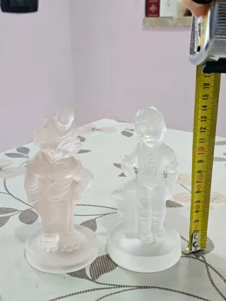 Coppia Statuine Vintage Disney Pinocchio Gatto