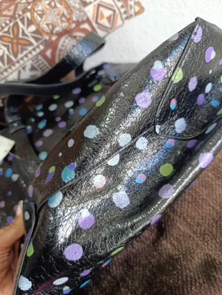 Bolso Tote Desigual Negro Multicolor