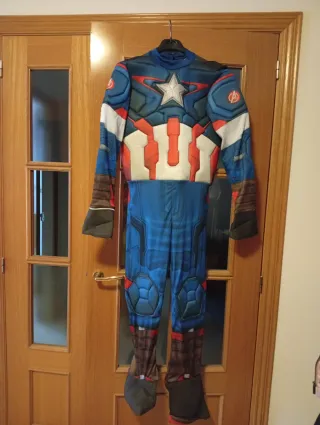Disfraz MARVEL CAPITÁN AMÉRICA Talla 10-12