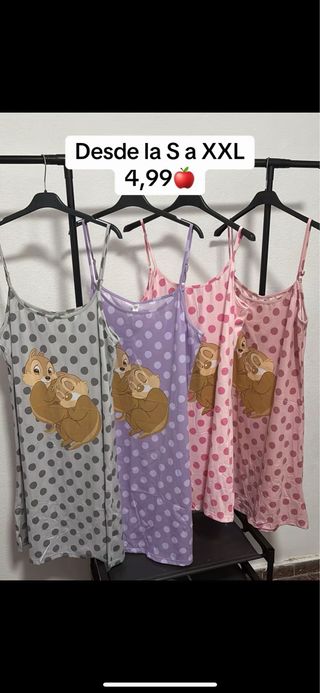 Camisón pijama Chip & Dale