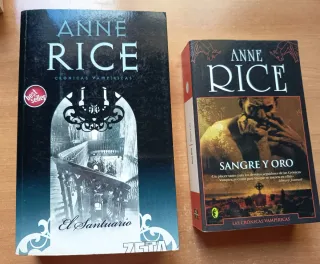 Lote 10 libros Anne Rice: crónicas vampíricas