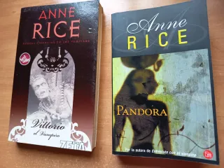 Lote 10 libros Anne Rice: crónicas vampíricas