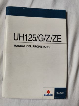 Manual Propietario Suzuki UH125/G/Z/ZE
