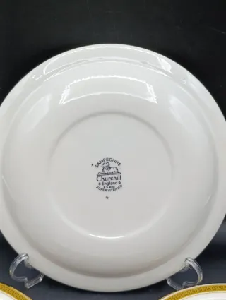 Juego platos postre Churchill