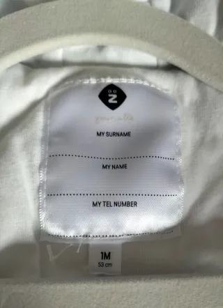 Buzo bebé oso panda 1 mes