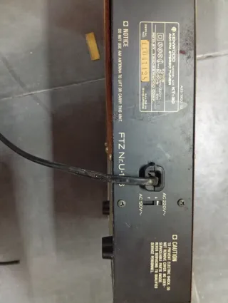 Kenwood Amplificador Stereo Plata