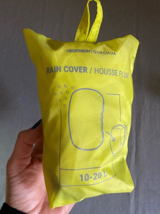 Funda Impermeable Mochila 10-20L Quechua Amarilla