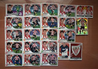 22 cromos Athletic Club Bilbao LIGA ESTE 14-15