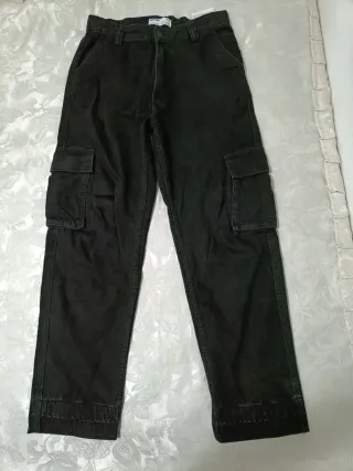 Pantalones cargo negros