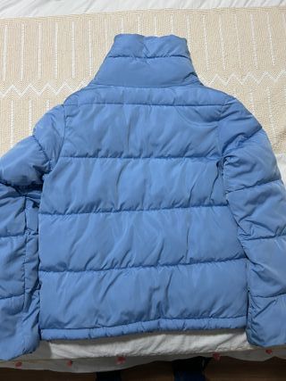 Chaqueta acolchada celeste Stradivarius