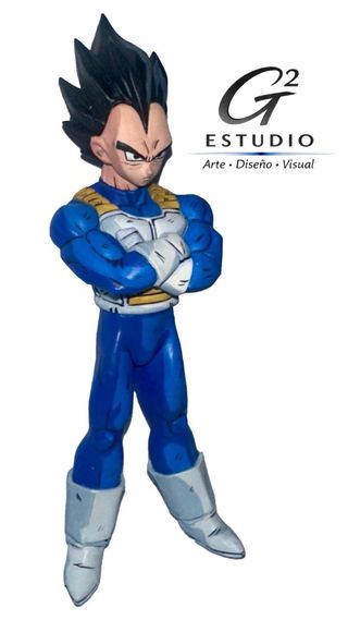 Figura Vegeta anime 2D repaint