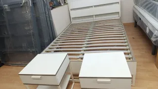 Juego dormitorio blanco madera