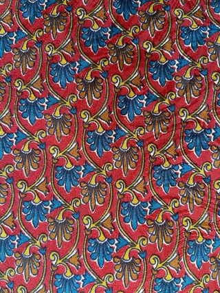 Corbata Givenchy Roja Estampada