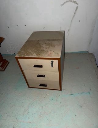 Cajonera de madera 3 cajones