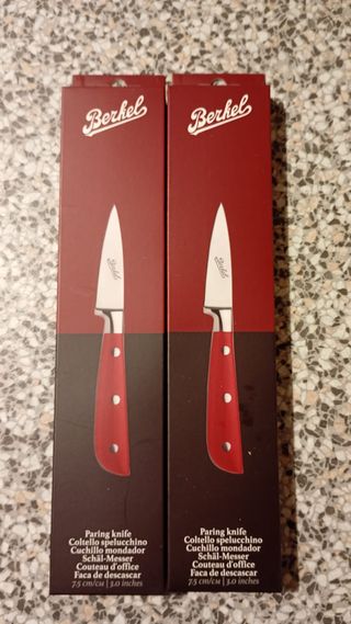 2x Coltelli Spelucchi Berkel Linea Rossa NUOVI