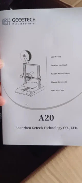 Impresora 3D Geeetech A20 Negra