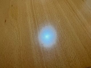 Mesa alta madera y metal