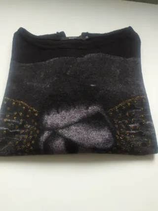 Camiseta manga larga mujer talla M mariposa