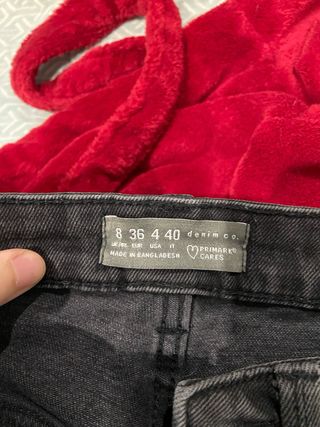 Pantalon vaquero negro