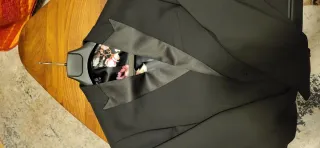 Americana negra corte slim