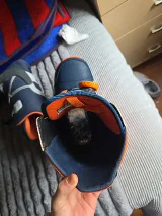 Botas de Snowboard Snow Naranja y Azul