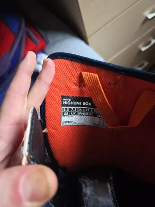 Botas de Snowboard Snow Naranja y Azul