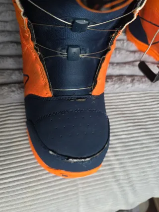 Botas de Snowboard Snow Naranja y Azul