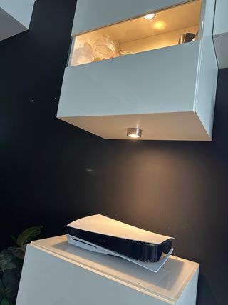 Aparador Columna Vitrina Blanco.