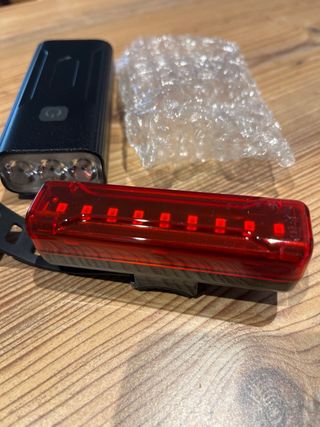 Luz Bicicleta USB Alta Brillo Carga Móvil