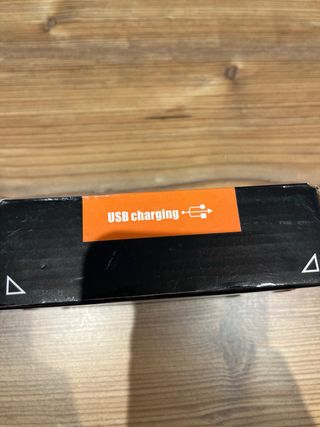 Luz Bicicleta USB Alta Brillo Carga Móvil