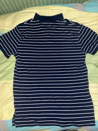 Polo Ralph Lauren a righe blu e bianche taglia L