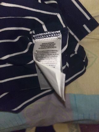 Polo Ralph Lauren a righe blu e bianche taglia L