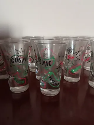 Bicchierini shot vintage decorati