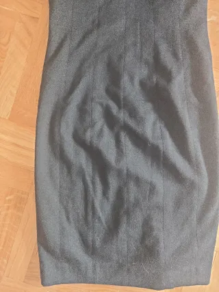 Vestido palabra de honor negro