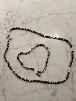 Morellato Collana + Braccialetto Blu Argento