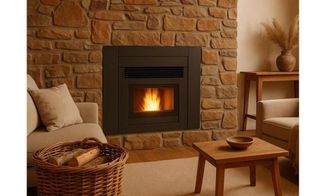 Estufa de Pellets insertable 12Kw Nueva AST1021