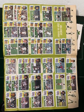 Álbum cromos fútbol liga 82 83