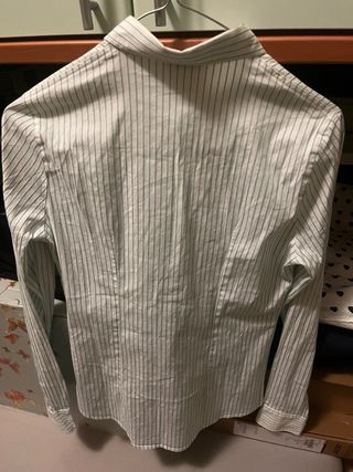 Camicia Lacoste a righe verdi taglia S