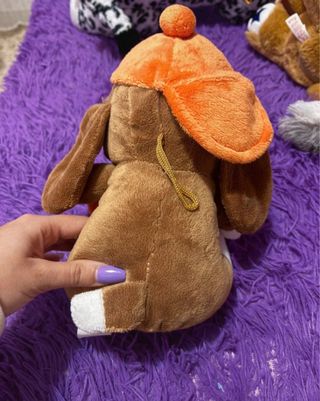 Peluche cane con cuore Coccolami