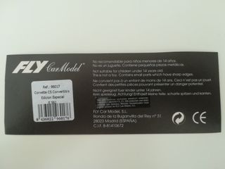 Scalextric Corvette C5 FLY Car Model Rojo