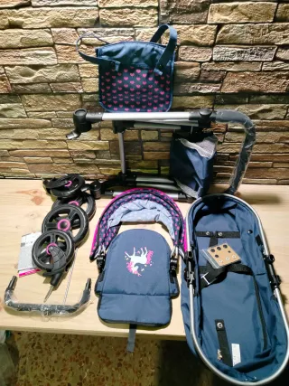 Bayer Design NEO VARIO Cochecito para muñecas