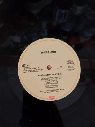 Marillion Misplaced Childhood LP