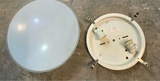 Aplique de pared cristal y metal 2 bombillas