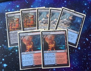 Lote 4 Tierras Magic: Blood Crypt, Steam Vents, Ha