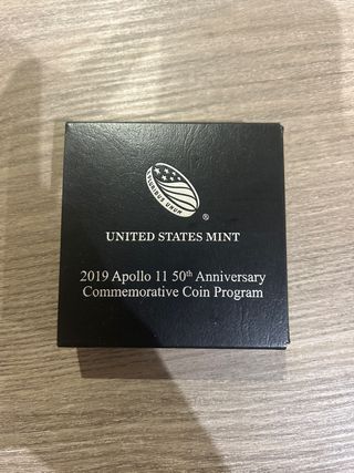 Moneda Plata 50 Aniversario Apolo 11